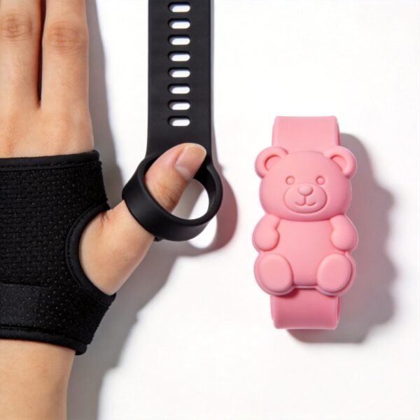 Anti Slip Finger Hole Silicone Wrist Band